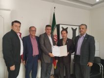 اهدای حکم اعضای انجمن