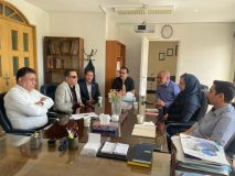 جلسه هیات مدیره با پژوهشگاه پلیمر و پتروشیمی